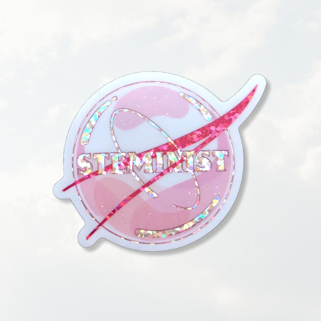 Glitter Steminist Sticker