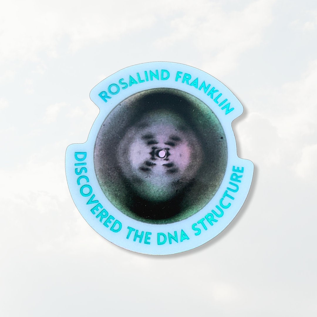 Holographic Rosalind Franklin DNA Sticker