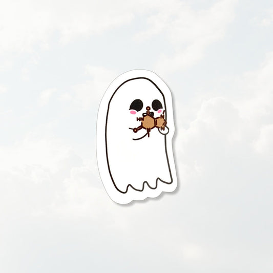 Vinyl Theobromine Ghost & Glucose Bat Sticker Set